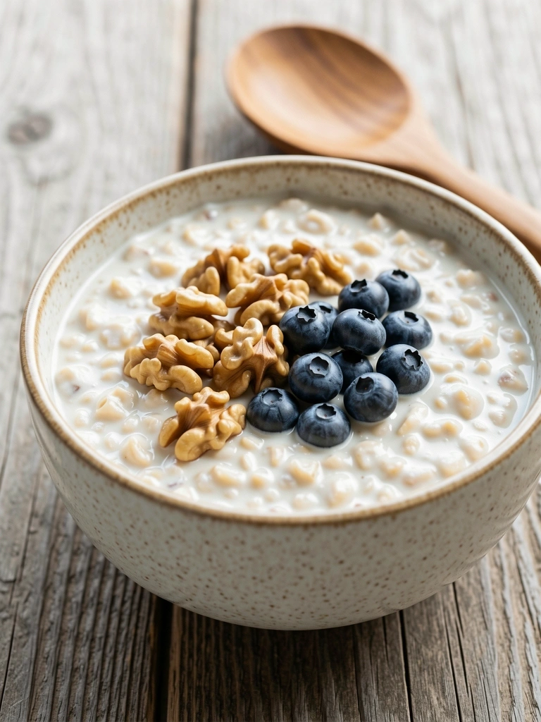 Overnight Oats s čučoriedkami – detail